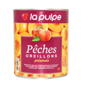 4/4 Tins of Preserved Peach Mumps