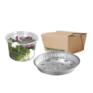 Trays, cans and jars
