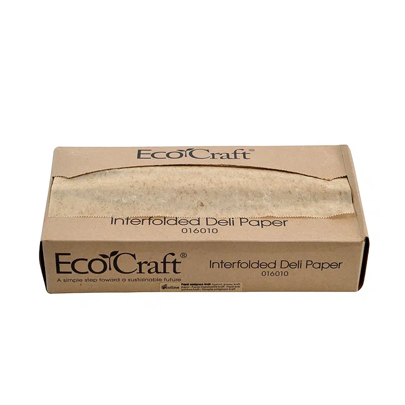 Papier sulfuriséde de soja ingraissable kraft compostable 26 x 27 cm par 500