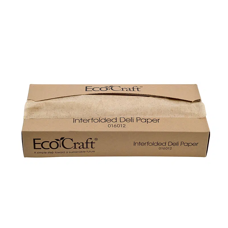 Papier sulfurisé de soja ingraissable kraft compostable 30.8 x 27 cm par 500