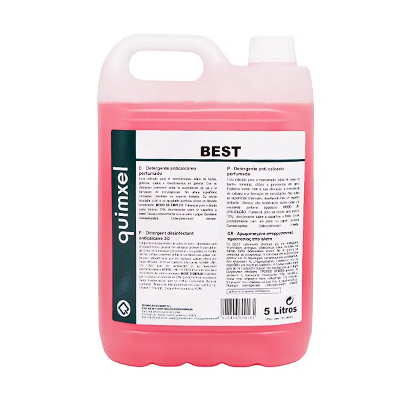 Détergent désinfectant anticalcaire 3D 5 litres
