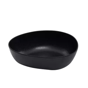 Karola” black melamine bowl 950 ml