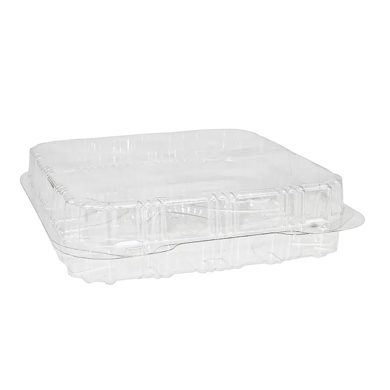 Boite pâtissière viennoiseries cristal 17,5 x 17,5 x 5 cm par 320