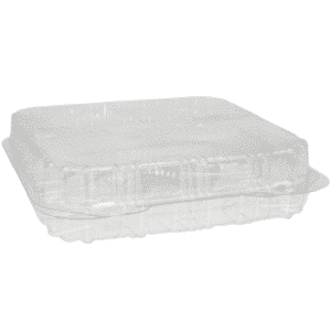 320 Hinged pastry boxes 17.5 x 17.5 x 5 cm