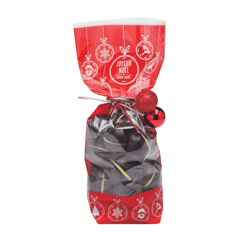 Sachet confiseries Noël “Joyeux Noël” 120 x 275 mm par 100