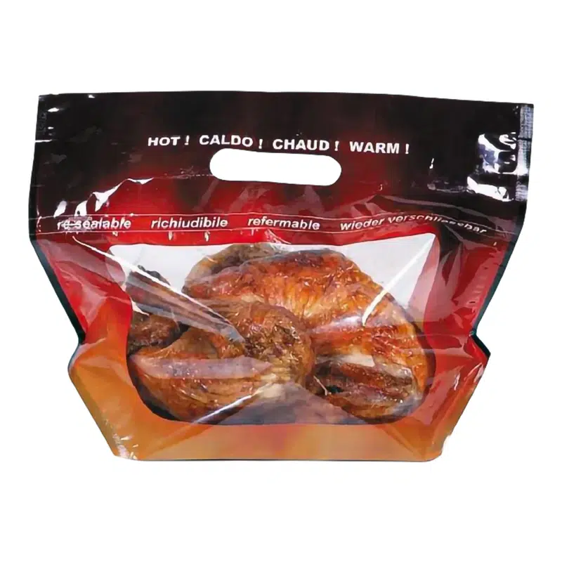 500 sacs à poulet avec fermeture en zip taille 35 + 29 + 15 cm