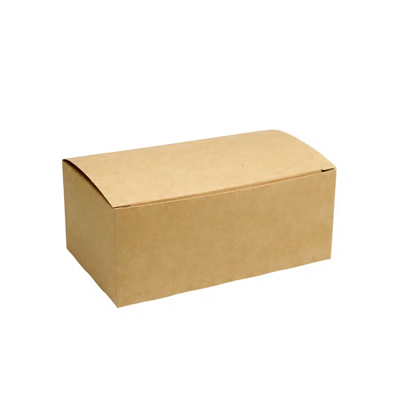 Boite nuggets carton à emporter 144 x 85 x 60 mm par 50