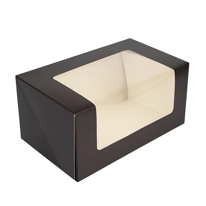 Boite cupcake carton cacao 20 x 11 x 9 cm par 25
