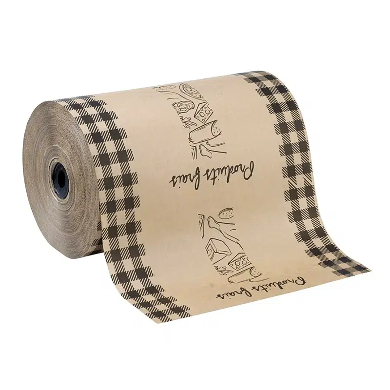 Rouleau papier thermoscellable Produits Frais 35 cm de laize 10 kg