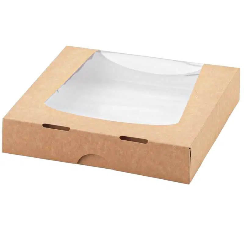 Boite carton fenêtre 24 x 24 x 4 cm par 50
