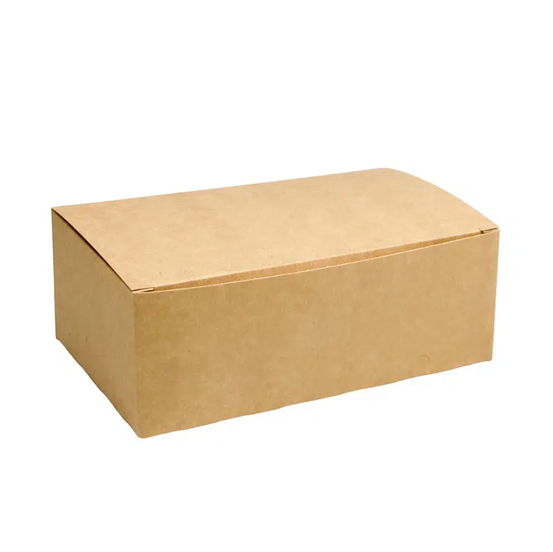 Boite nuggets carton à emporter 175 x 105 x 75 mm par 50