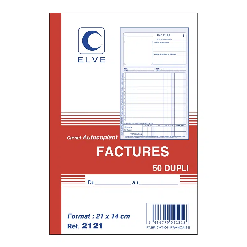 Carnets de factures / facturiers