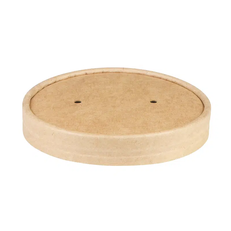 Couvercle carton pour pot à soupe 480 ml par 25