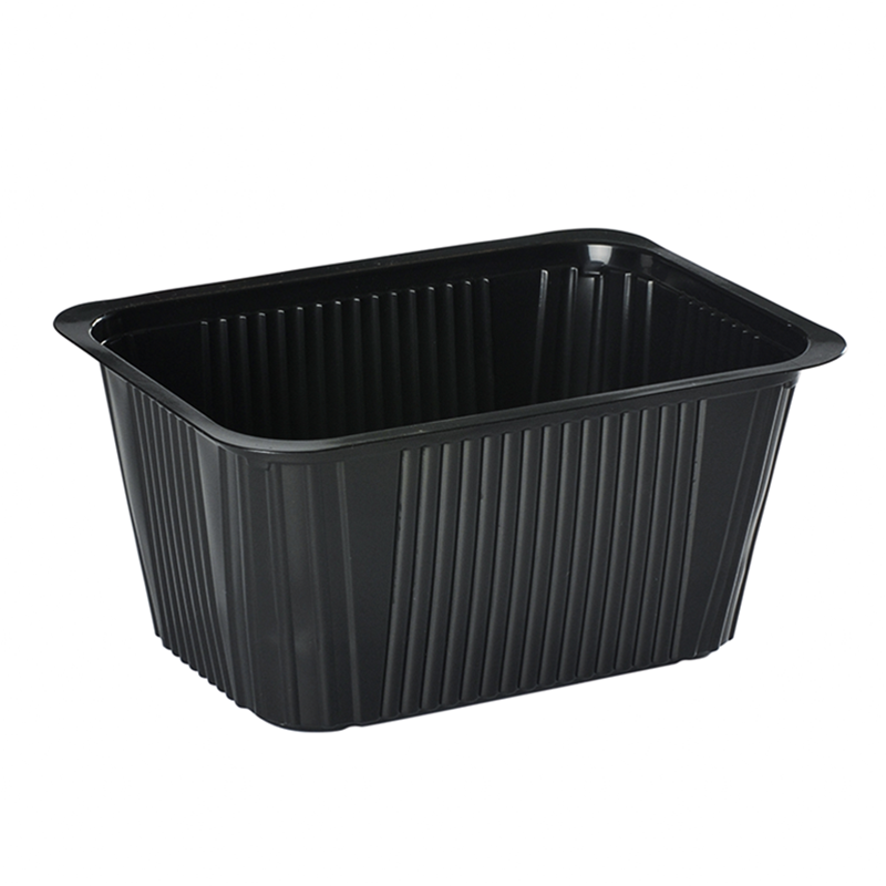 Barquette scellable noire plastique 1500 ml par 100